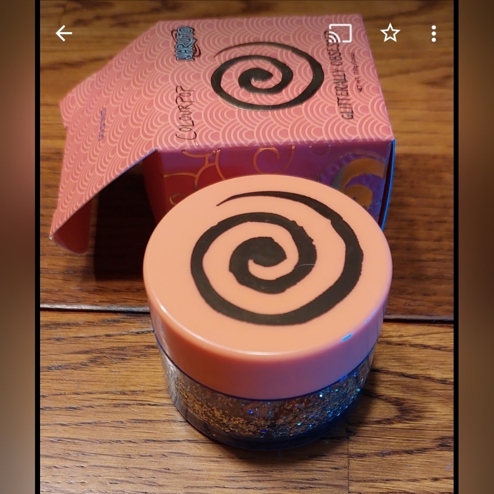 Colourpop Naruto Gold Glitter Gel Sold Out Limited Edition NIB NWT - Picture 2 of 4